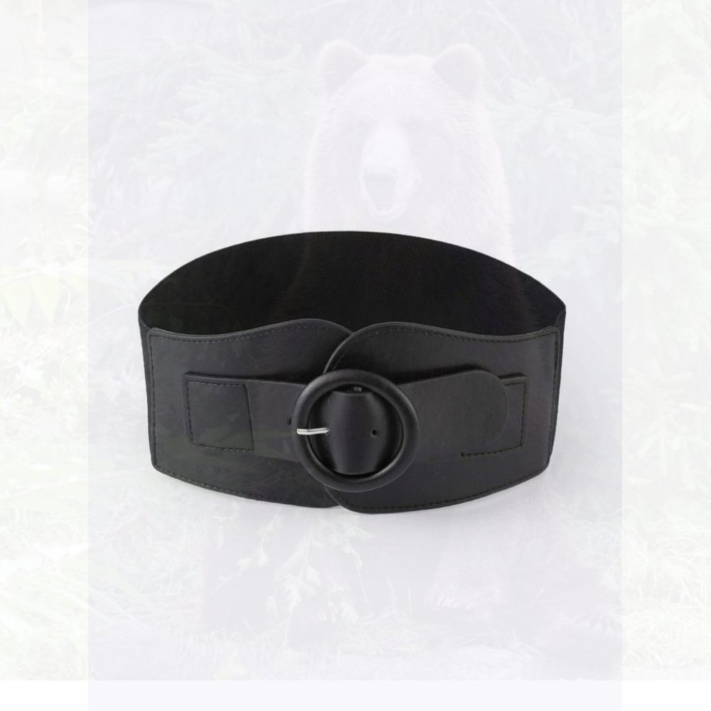 New Circle Buckle Wide Belt 212